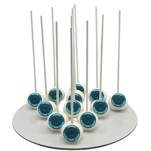 Fortnite V-Bucks Cake Pops