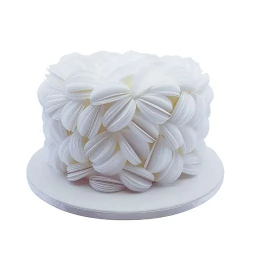 White Petals Cake