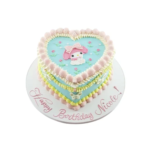 My Melody Heart Cake