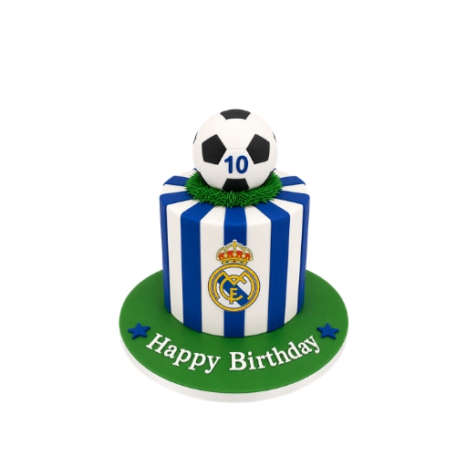 Real Madrid Football Cake 1