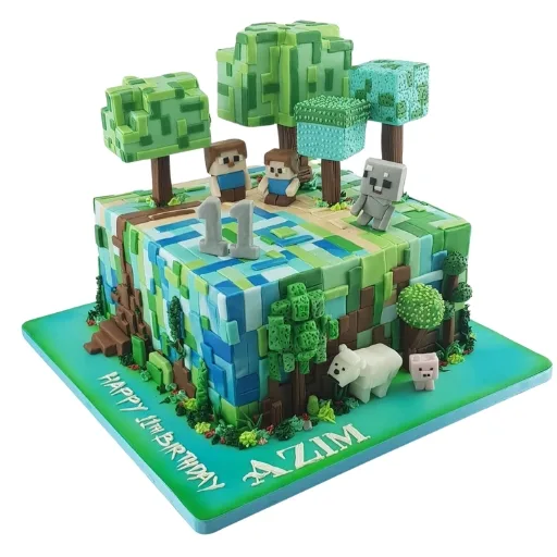 Minecraft Adventure Cake