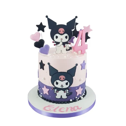 Kuromi Starry Birthday Cake