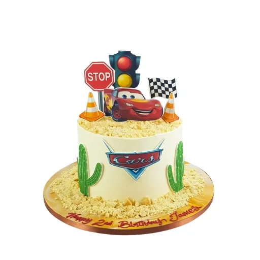 Cars Lightning McQueen Adventure Cake