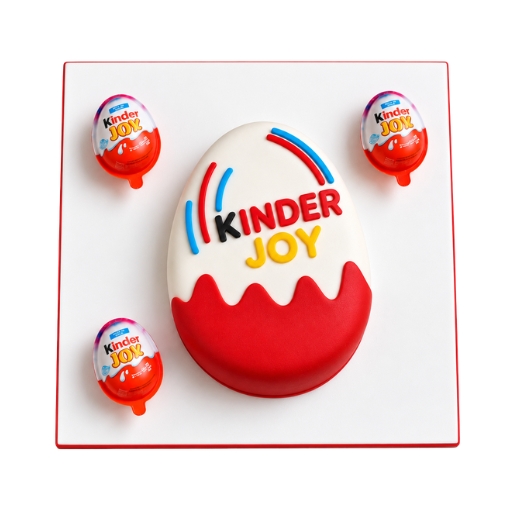 Kinder Egg shaped cake